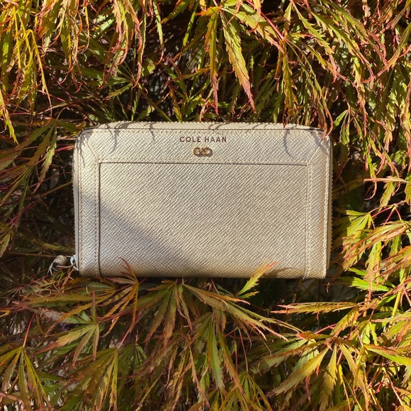 COPY - Cole Haan Gold Wallet - Picture 1 of 2